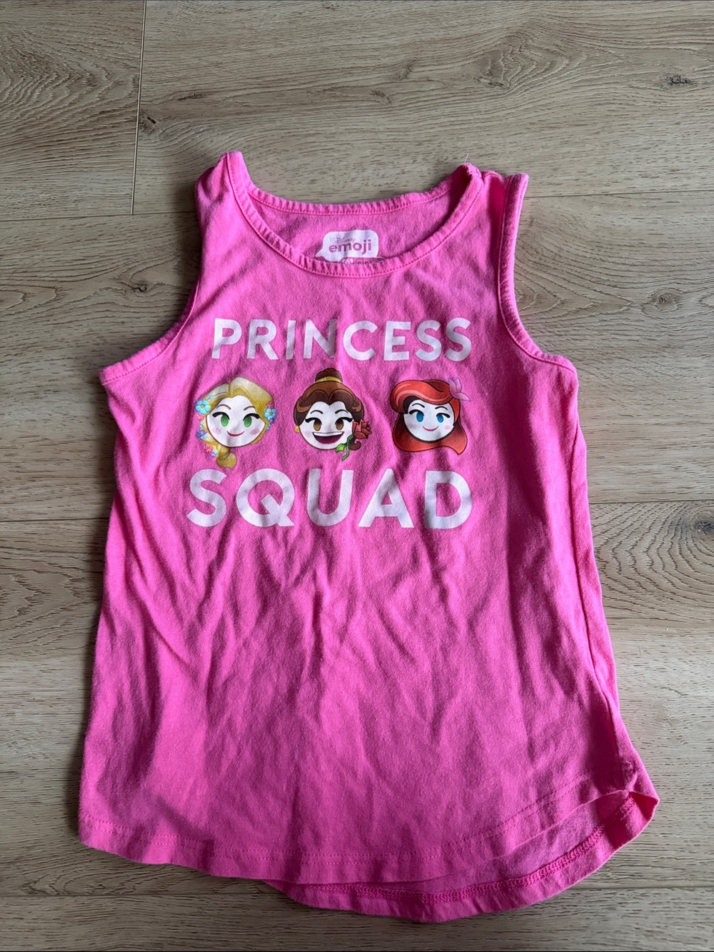 Pink 'Princess Squad' Girls Tank Top size 10-12 years